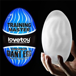 Мастурбатор за мъже голямо яйце GIANT EGG Climax Spirals Edition