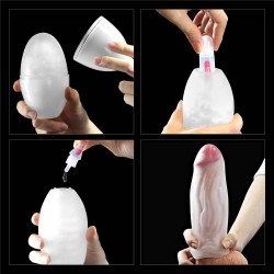 Мастурбатор за мъже голямо яйце GIANT EGG Climax Spirals Edition