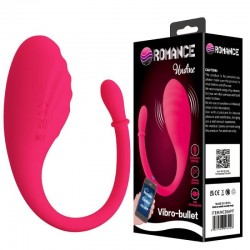 Вибратор контролиран с телефон Romance Undine APP CONTROL BULLET, Multi Programs, 9 Functions of Vibration, Silicone, USB rechargeable