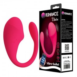 Вибро яйце управление с телефон смарт Romance Thalia APP CONTROL BULLET, Multi Programs, 9 Functions of Vibration, Silicone, USB rechargeable