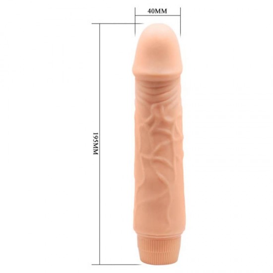 Вибратор реалистичен пенис Barbara Jeff 19,5 см 