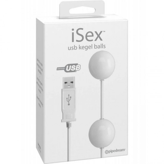 Вибриращи топчета iSex с USB кабел