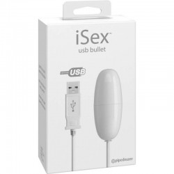 Вибриращо яйце iSex с USB кабел