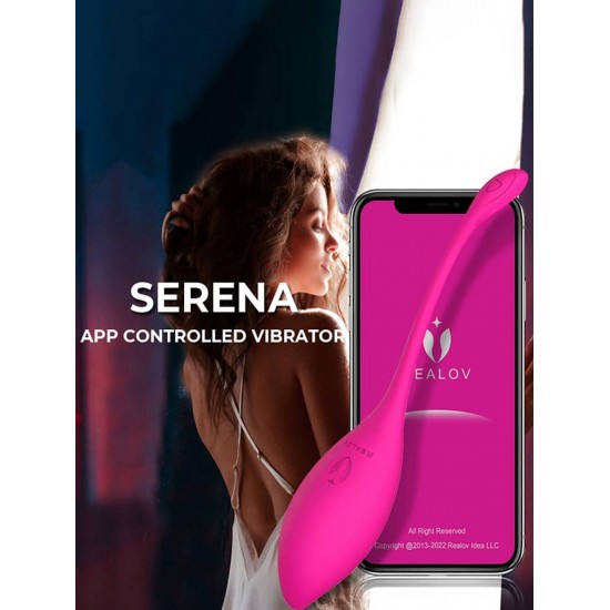 Вибратор със смарт контрол Realov Serena Smart Mini Vibe 