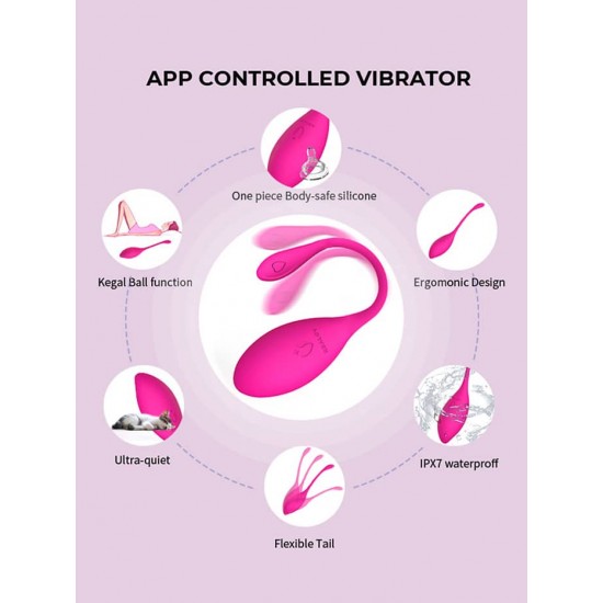 Вибратор със смарт контрол Realov Serena Smart Mini Vibe 
