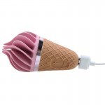 Клиторен вибратор с въртене Розов Сладолед Sweet Treat