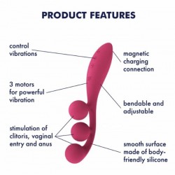 Мулти вибратор SATISFYER TRI BALL